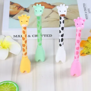 2VNT Kūrybos žirafa neutralus pen animacinių filmų gelsvai formos pen mielas raštinės reikmenys studentų rašymo priemones Vandens pagrindu rašiklis gali būti didmeninės
