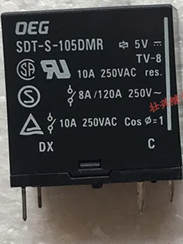 10vnt SDT-S-105DMR 5V 4 Smeigtukai 5VDC Relay SDT-S-105DMR Relė 5V NAUJAS