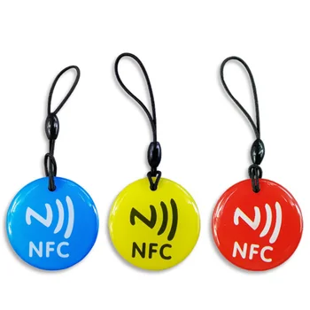 5vnt/daug Vandeniui 3 Crystal spalvos Epoksidinių NFC Žymeklį Ntag213 Visiems NFC Telefonai