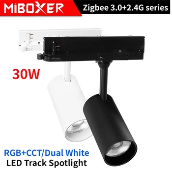 Zigbee 3.0 Miboxer RGB+BMT LED Kelio Prožektorius 30W Tuya APP 2.4 G Dviguba Balta Dėmesio Lubų Tipas RF Nuotolinio Valdymo 110-240VAC