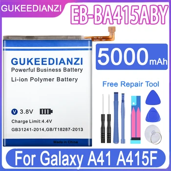 GUKEEDIANZI Samsung Battery EB-BA415ABY Samsung Galaxy A41 A415F Autentiški, Telefono Baterija 5000mAh Baterijos + Nemokamas Įrankiai