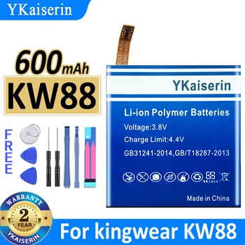600mAh YKaiserin Baterija kingwear Smart Žiūrėti KW88Pro KW88 Pro Bateria