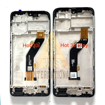 Originalą Infinix Hot30 30i LCD X6831 Ekranas X669 Ekranas Touch Panel skaitmeninis keitiklis Skirtas Infinix Karšto 30 Žaisti NFC LCD X6835 Rėmelį