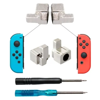 1Set Pakeitimo Metalo Lock Sagtis Nintendo Jungiklis JoyCon Remontas, Dalys, Atsuktuvai Žaidimų Stacionarių Dalių Remonto Komplektas