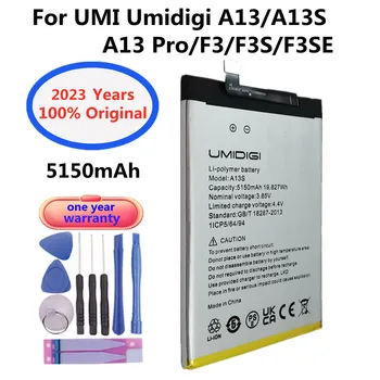 2023 Metų Naujų 5150mAh Originalios Baterijos UMI Umidigi A13 / A13 Pro A13S F3 F3S F3SE Mobiliojo Telefono Baterija Bateria Sandėlyje