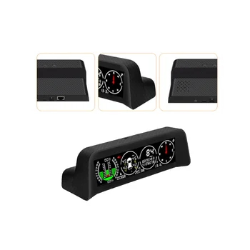 X91 3In1 GPS PSSS HUD Visų Transporto priemonių Greičio Šlaito Metre Inclinometer Automobilių Kompasas Automobilių HD Head Up Display(Išorinių)
