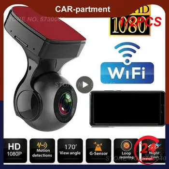 1/2VNT Automobilių DVR Kamera 1080P Naktį Brūkšnys Kamera 170 Laipsnių Plataus Kampo USB Diktofonas, Vaizdo Kamera Auto Dashcam Dviejų stilių Wifi ADAS