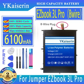 YKaiserin 6100mAh Bateriją Už Jumper EZbook 3L Pro DN-3487265 TH140A 3LPro (MB12)/3 Plius MB11 EZbook3 Plius Baterijas