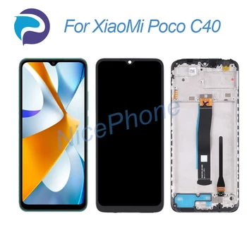 Už XiaoMi Poco C40 LCD + Touch Ekranas skaitmeninis keitiklis 1650*720 220333QPG Poco C40 LCD Ekranas
