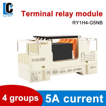 4 Kanalų RY1H4-G5NB Ultra Plonas Terminalo Relės Modulis
