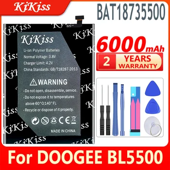 KiKiss 100% Naujas 6000mAh BAT18735500 Baterija DOOGEE BL5500 Lite 4G 6.19