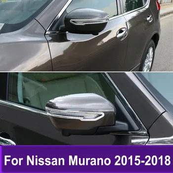 Šoninės Durys galinio vaizdo Veidrodis, Apdailos Juostelės, Skirtos Nissan Murano 2015 2016 2017 2018 Išoriniai Priedai Lipdukas Automobilio stiliaus