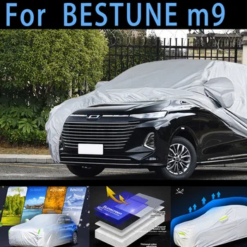 Už BESTUNE m9 Automobilių apsauginis gaubtas,apsauga nuo saulės,apsauga nuo lietaus, UV spindulių,dulkių prevencijos auto dažų apsaugos