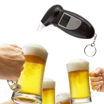 2020 Profesinės Alkoholio Kvapą Testeris Analizatorius Detektoriaus Testą Keychain DeviceLCD Ekranas