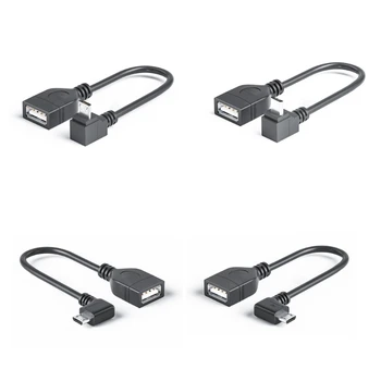 68TA Nešiojamų Micro USB Female USB OTG Keitiklio Kabelį, Laidą Micro USB Įrenginių