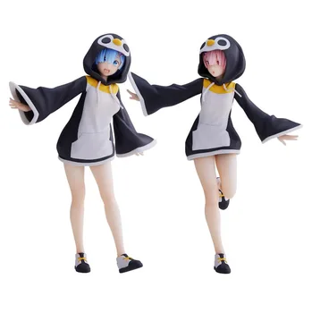 Reklamos kaina 2023 sandėlyje Naujausias 100% Japonų anime Rem/Ram pingvinas ver veiksmų skaičius, kolekcines modelis