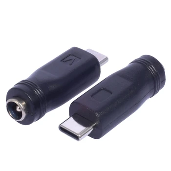Profesinės DC5.5x2.1mm Maitinimo Adapteris, Moterų ir Vyrų Konverteris Adapteris DC5521 į Mini USB/Micro-USB/Tipas-C Jungtis