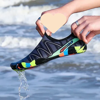 Naujas Shuxi Pelkių Batai Vyrų ir Moterų Paplūdimio Nutolimas Quick Dry Kvėpuojantis Ne slydimo Sandalai Lauko Laisvalaikio Plaukimo Batai