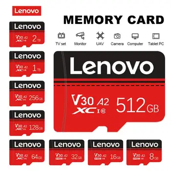 Lenovo 128 GB Mikro SD Atminties Kortelė 64 GB 16GB Micro TF/SD Kortelės 10 Klasė Didelės Spartos SD Atminties Kortelė 32GB Flash TF Kortelė 8GB 128