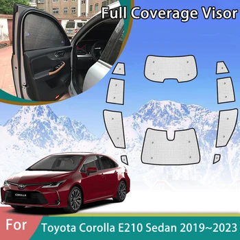 Automobilio Saulės Skydelį Toyota Corolla E210 Sedanas 2019 2020 2021 2022 2023 Auto Reikmenys, Skėtį Nuo Saulės Apsaugos Skėtis Langą Lipdukai