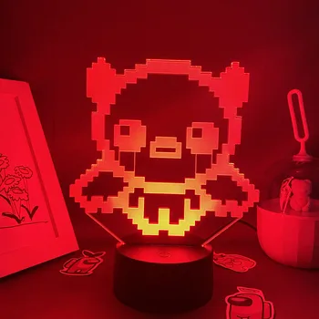 Žaidimas Privalomas Izaokas Atgimimas 3D Led Neon pagrindiniai kištukiniai naktinių lempų lizdai Gimtadienio Dovana Vaikinui, Žaidėjus Vaikas Miegamojo Puošimas Apollyon Lavos Lempa