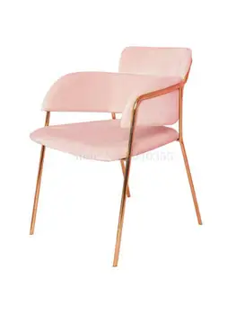 Šiaurės valgomojo kėdė medžio masyvo kėdė mados atsitiktinis asmenybės kavinė arbatos parduotuvę, rožinė mergaitė nagų odininkas kėdė dizaineris paprasta