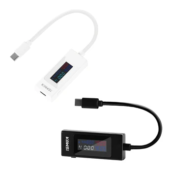Nešiojamų Testeris, Matuoklis Tipas-C Srovės Matuoklis 4-30 V 0-6.5 USB elektros Energijos Skaitiklis Dropship