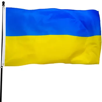 Tiesiogiai Pristatymo 100% Poliesteris Nacionalinės Ukrainos Ukrainiečiai Vėliavas