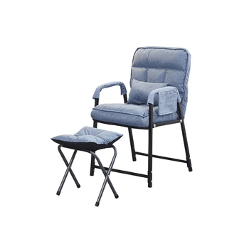 Enfoldment Denio Kėdės Su Saugojimo Krepšys Kėdžių Atlošas Reguliuojamas Laisvalaikį Patogus Karieta Longue