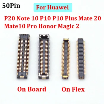 2-5vnt 50Pin LCD Ekranas FPC Jungtis Huawei P20/10 Pastaba/P10/P10 Plius/Mate 20/Mate10 Pro/Garbės Magija 2 Ekrano Flex Laive