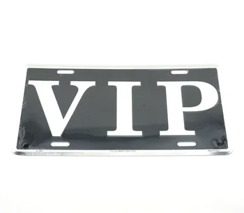 VIP Aliuminio Licenciją Plokštės Rėmas Padengti Shield Tonuoti Burbuliukų Butas Automobilių 15.5 cm*30.5 cm