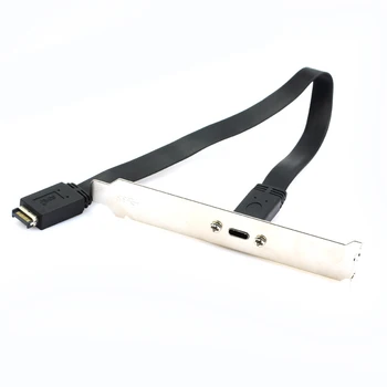 Tipas E, USB 3.1 C Tipo Priekinis Skydelis Antraštė Mainboard Plėtra Kabelio Jungtis