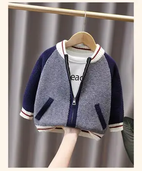2023 naujų užsienio stilius baby megztinis