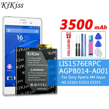 LIS1576ERPC Baterija Sony Xperia M4 Aqua 4G E2303 E2333 E2353 Mobilusis Telefonas, Didelės Talpos Baterija 3500mAh
