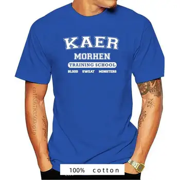 Naujas Kaer Morhen Treneris Mokyklos Black Marškinėliai T Shirt Nuolaida 100 % Medvilnės Marškinėliai Vyrams
