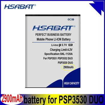 HSABAT PSP3530 2900mAh Baterija Prestigio Muze D3, E3, F3 PSP 3530 DUO PSP3531 PSP3532 DUO Muze A7 PSP7530 DUO Baterijos