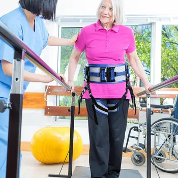 Medicininės Reabilitacijos Padeda Vaikščioti Juosmens Diržas Ligonių Insulto Hemiplegija Nuolatinis Reabilitacijos Mokymo Pagalba Perdavimo Diržas