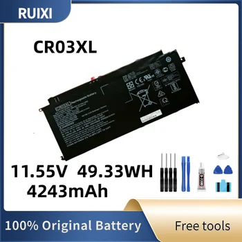 100% RUIXI Originalios Baterijos CR03XL Baterija ENVY X2 12-E000NA 12-E001NA HSTNN-LB8D 924961-855 924844-421 Baterijas+Nemokamas Įrankiai