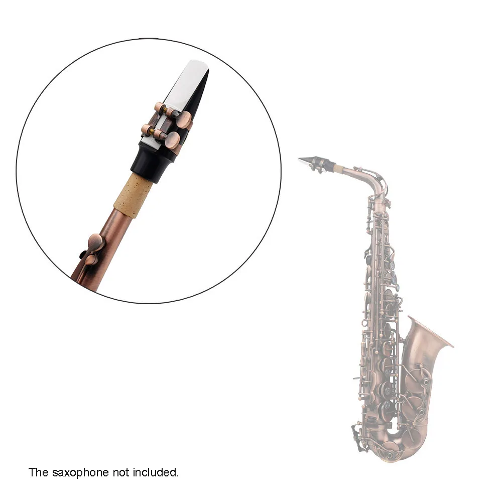 ABS Nendrių Stiprumo 2.5 už Eb Alto Saxophone Sax Priedai Juoda/Balta