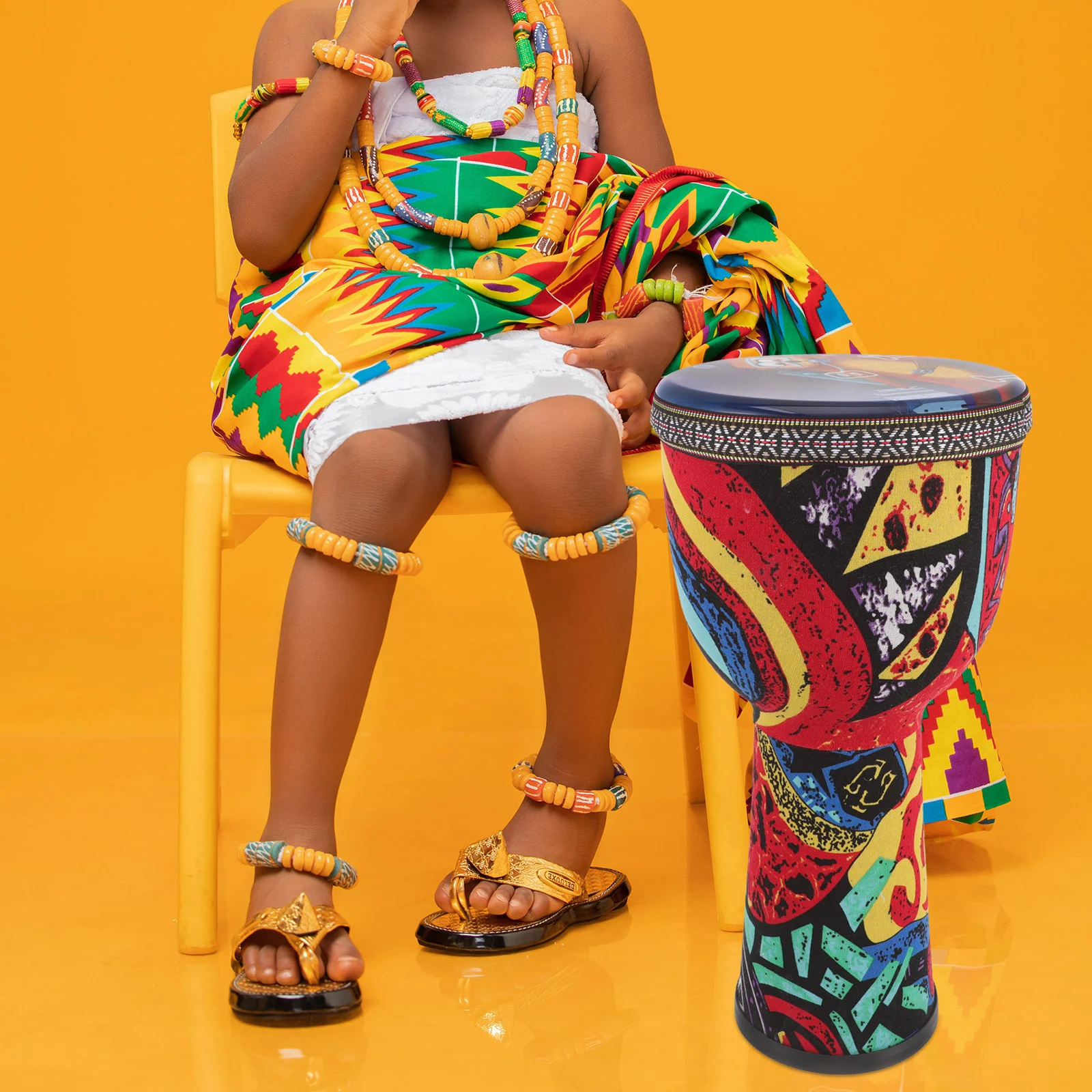Mušamųjų instrumentų Pradedantysis Muzikos Djembe Būgnų Aldult PVC Afrikos Mažos Pasiūlymo Vaikas