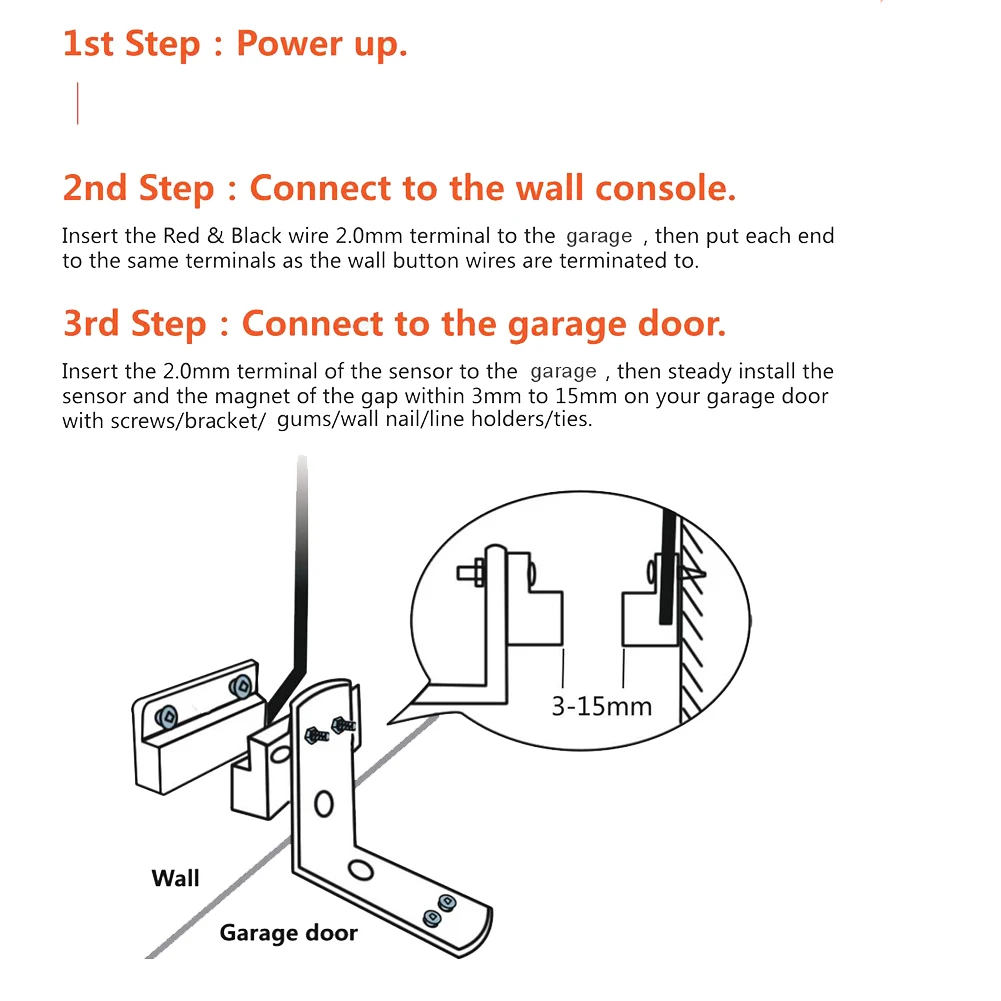 Tuya Smart WIFI 2.4 G Garažo Durų Atidarytuvas Valdytojas Atidaryti ir Uždaryti Telefonu APP nereikia Centru 