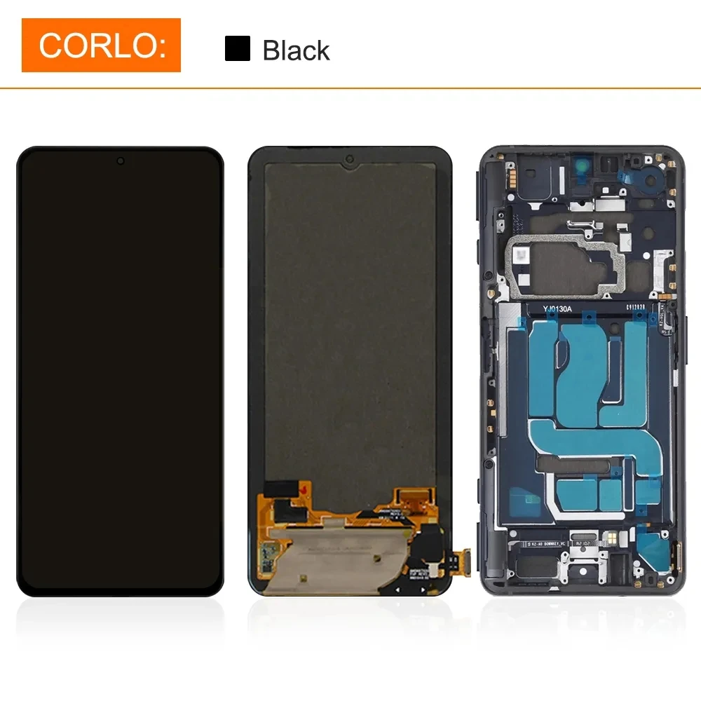 Originalą Xiaomi Black Shark 4 Ryklys PRS-H0/A0 LCD Ekranas su Jutikliniu Ekranu, skaitmeninis keitiklis Skirtas BlackShark 4 Pro 4Pro LCD