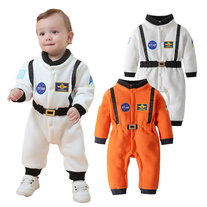 Astronautų Kostiumas Kosmoso Kostiumą Rompers Kūdikių Berniukų Bamblys Kūdikių Helovinas, Kalėdos, Gimtadienis Cosplay Išgalvotas Suknelė