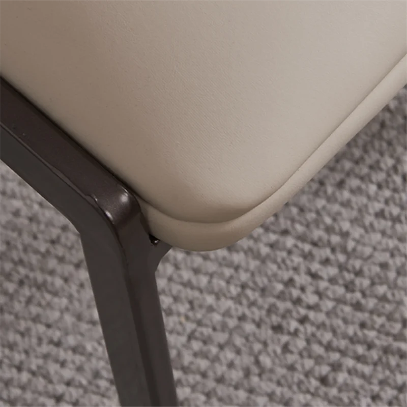 Šiuolaikinio Gražus Valgomojo Kėdės Prabangus Virtuvės Šiaurės Ultralight Valgomojo Kėdės Dirbtiniais Odos Sillas Comedor Viešbučių Baldai