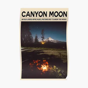 Canyon Mėnulis Plakatas Kambarys Dailės Freskos Nuotrauką Namų Dažymo Apdailos Juokinga Spausdinti Sienų Dekoras Derliaus Modernus Be Rėmelio