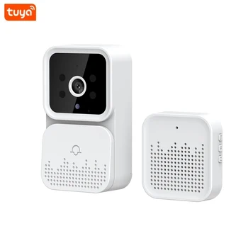 tuya Smart Video Doorbell Belaidžio HD Kamera PIR Judesio Aptikimo IR Signalizacijos Saugumo Durys Bell 