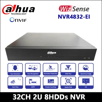 Dahua NVR4832-EI 32CH 2U 8HDDs WizSense Tinklo Vaizdo įrašymo, Paramos AI Pareigos: Veido Aptikimas, ANPR, IVS, ONVIF