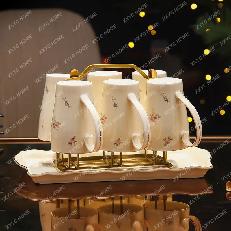 Popietės Arbata Nustatyti Geriamojo Įranga ir Buitinių Šviesos, Prabanga, Geros išvaizdos Kambarį Keramikos Vaisių Arbatos Kvapus Arbatos Puodelį Dovanų