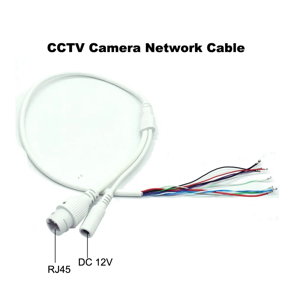 IP kameros kabelis IP tinklo kameros kabelis pakeisti kabelis RJ45 vaizdo kameros Kabelis DC12V VAIZDO ip kamerų pakeisti naudojimas